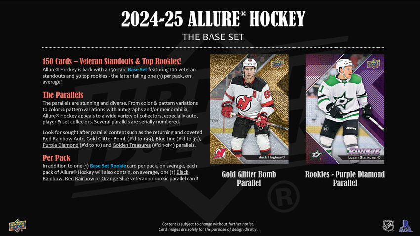 2024-25 Upper Deck Allure Hockey Hobby Box