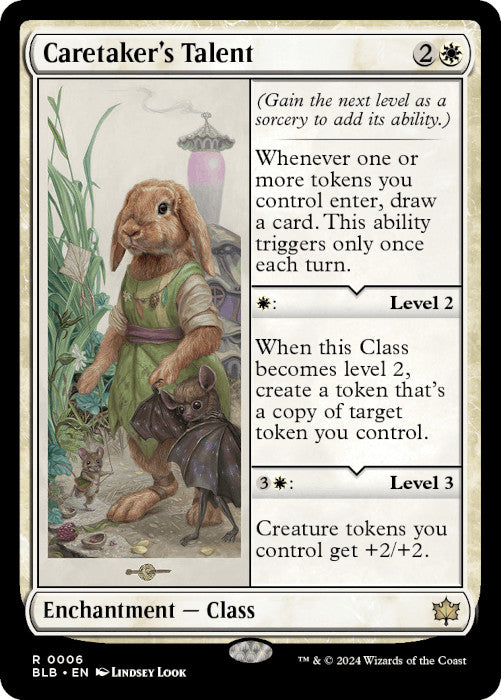 FOIL Caretaker's Talent - #006 - Rare Bloomburrow