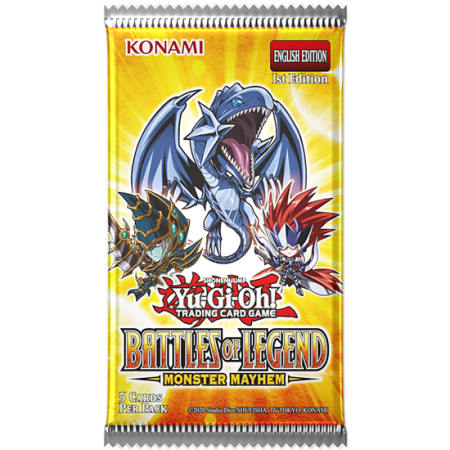Yu-Gi-Oh! TCG Battles of Legend: Monster Mayhem Booster Pack Cherry Collectables Yu-Gi-Oh! TCG Battles of Legend: Monster Mayhem Booster Pack Cherry Collectables