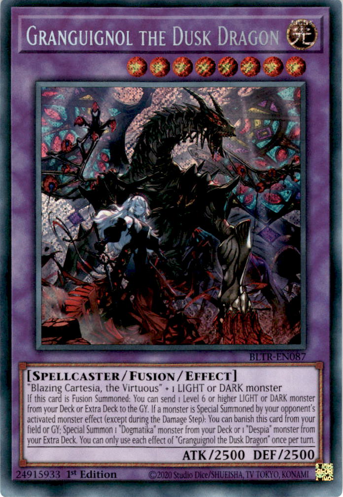 Granguignol the Dusk Dragon - BLTR-EN087 - Secret Rare 1st Edition