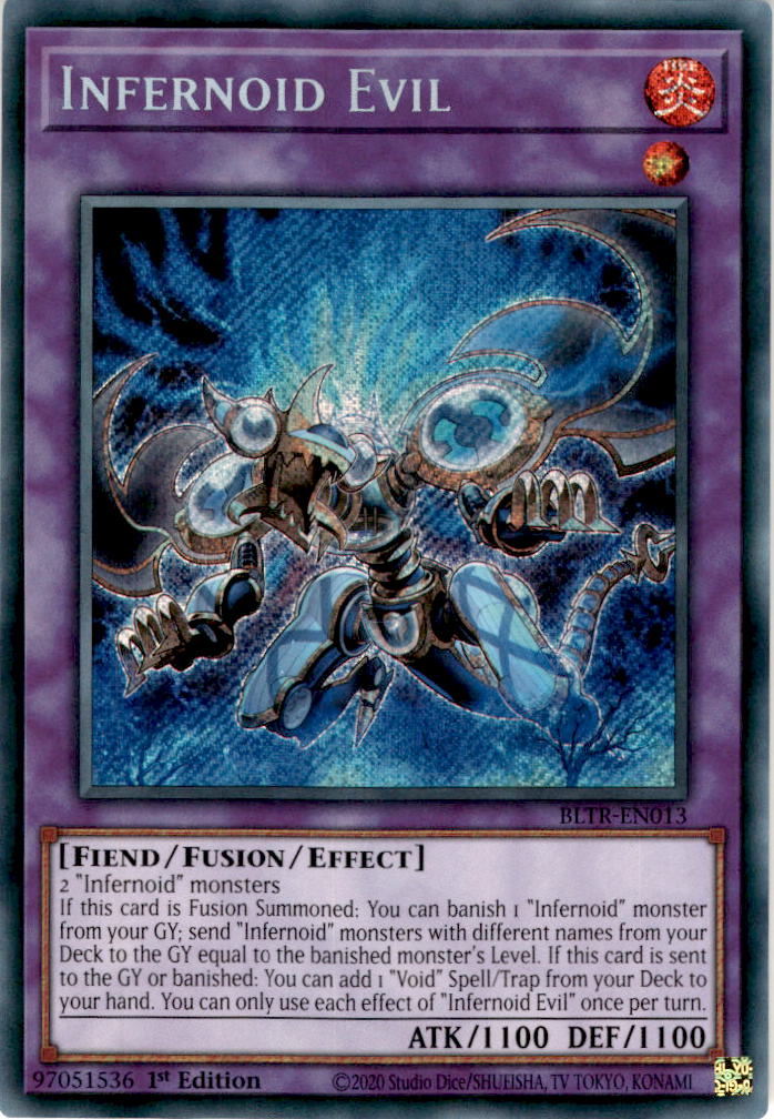 Infernoid Evil - BLTR-EN013 - Secret Rare 1st Edition