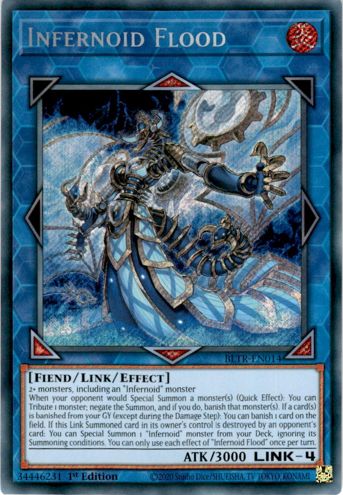 Infernoid Flood - BLTR-EN014 - Secret Rare 1st Edition