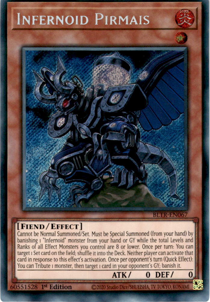 Infernoid Pirmais - BLTR-EN067 - Secret Rare 1st Edition