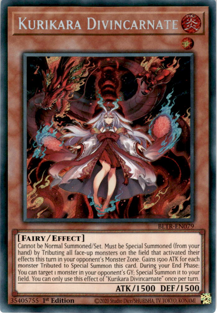 Kurikara Divincarnate - BLTR-EN079 - Secret Rare 1st Edition
