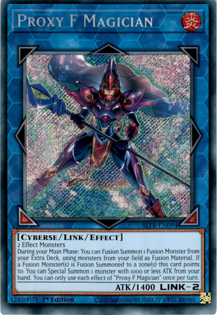 Proxy F Magician - BLTR-EN094 - Secret Rare 1st Edition