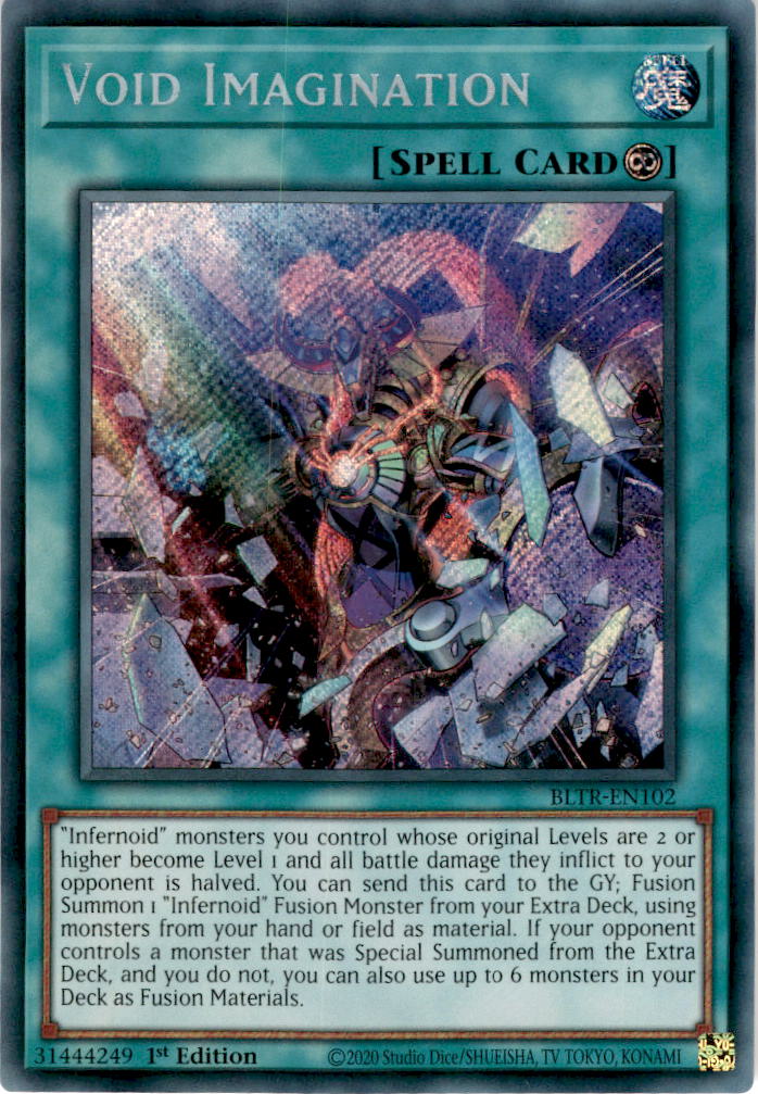 ALTERNATE ART Void Imagination - BLTR-EN102 - Secret Rare 1st Edition