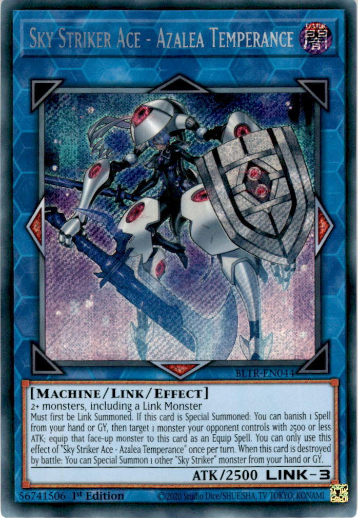 Sky Striker Ace - Azalea Temperance - BLTR-EN044 - Secret Rare 1st Edition