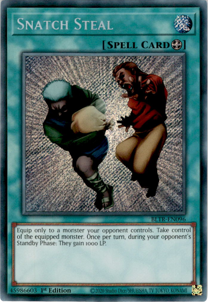 Snatch Steal - BLTR-EN096 - Secret Rare 1st Edition