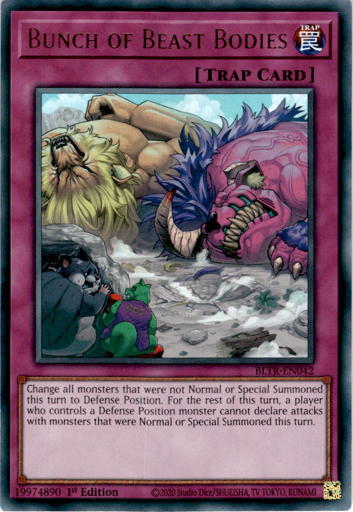 Bunch of Beast Bodies - BLTR-EN042 - Ultra Rare 1st Edition