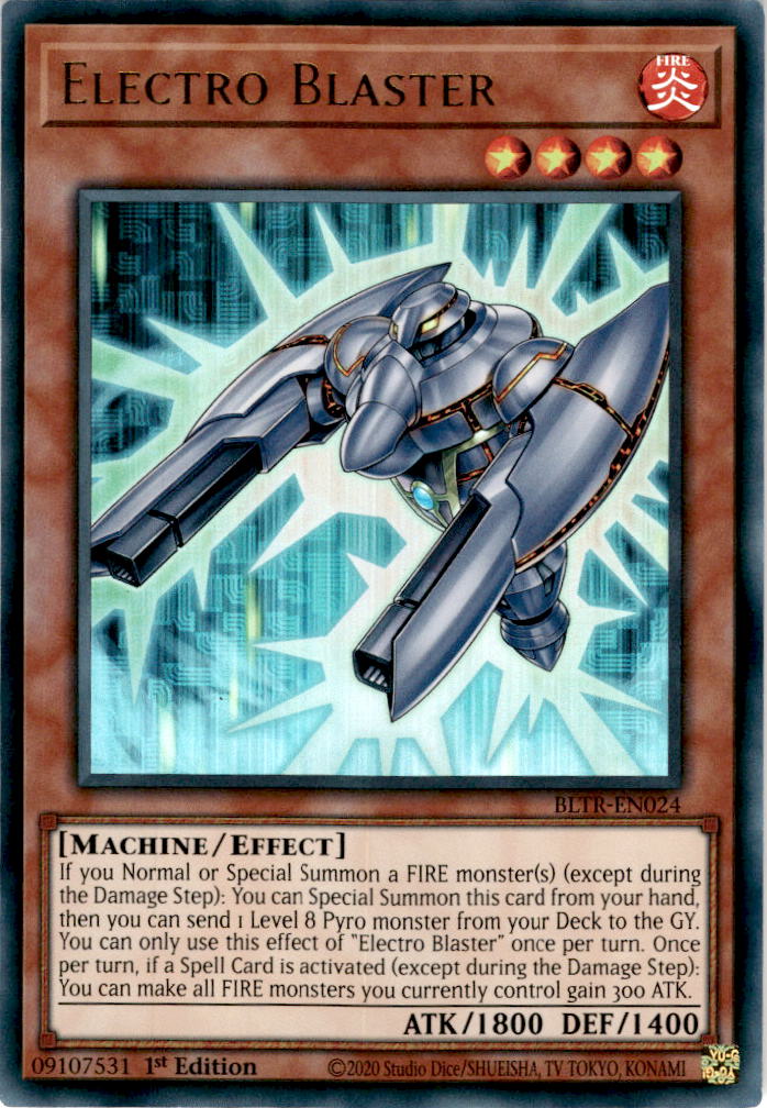 Electro Blaster - BLTR-EN024 - Ultra Rare 1st Edition