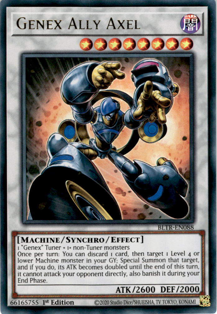 Genex Ally Axel - BLTR-EN088 - Ultra Rare 1st Edition
