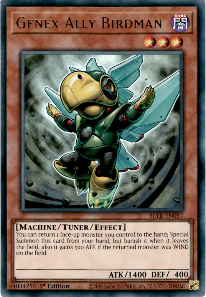 Genex Ally Birdman - BLTR-EN057 - Ultra Rare 1st Edition