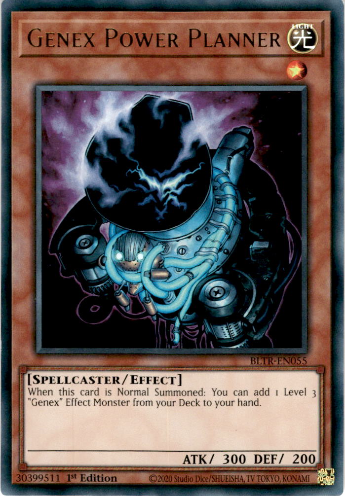 Genex Power Planner - BLTR-EN055 - Ultra Rare 1st Edition