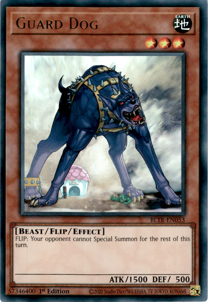 Guard Dog - BLTR-EN053 - Ultra Rare 1st Edition