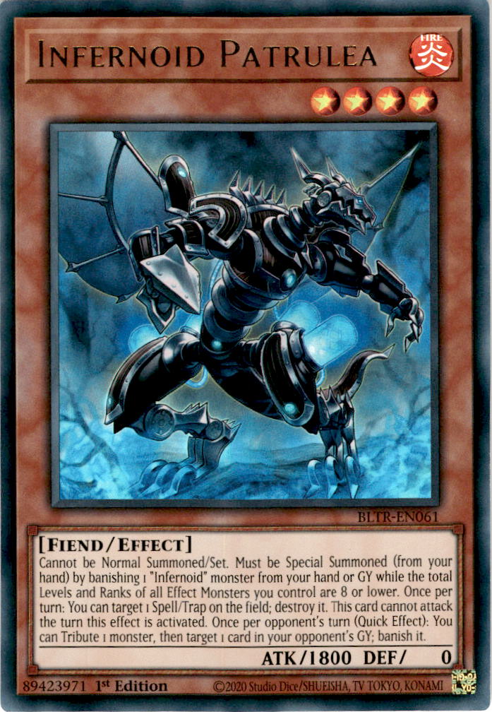Infernoid Patrulea - BLTR-EN061 - Ultra Rare 1st Edition