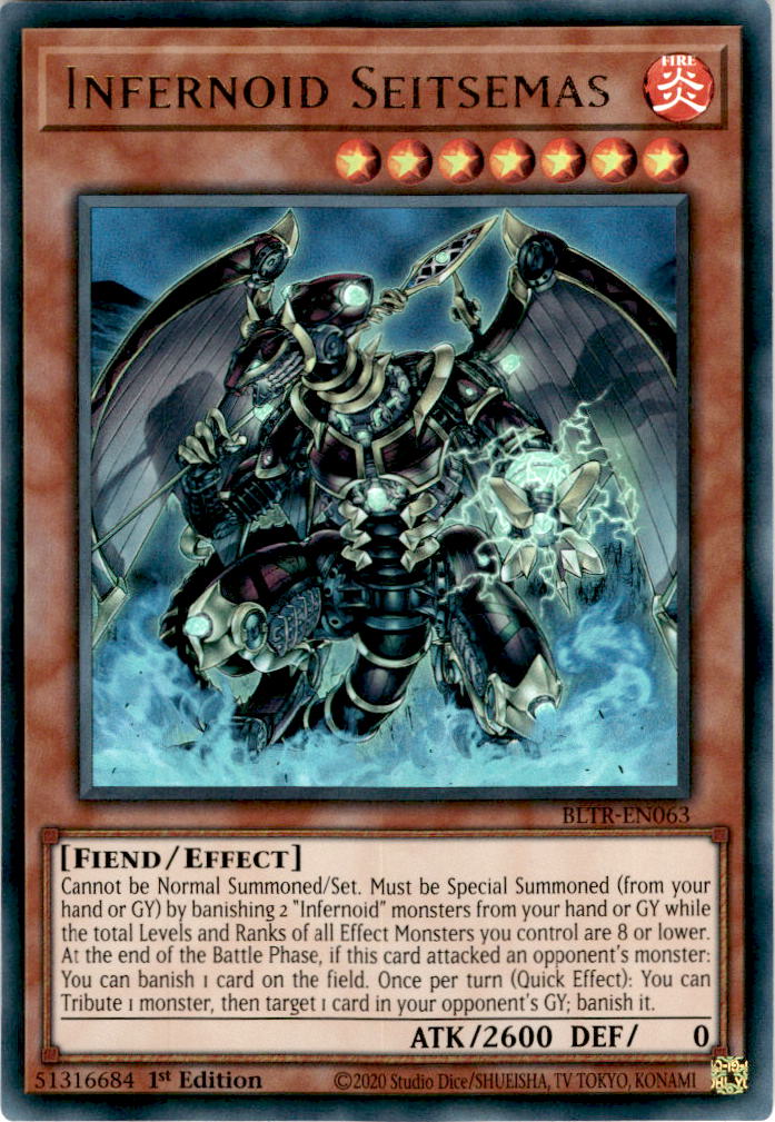 Infernoid Seitsemas - BLTR-EN063 - Ultra Rare 1st Edition