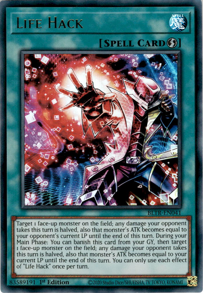 Life Hack - BLTR-EN041 - Ultra Rare 1st Edition