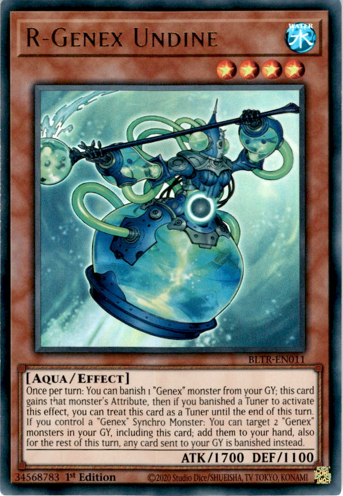 R-Genex Undine - BLTR-EN011 - Ultra Rare 1st Edition