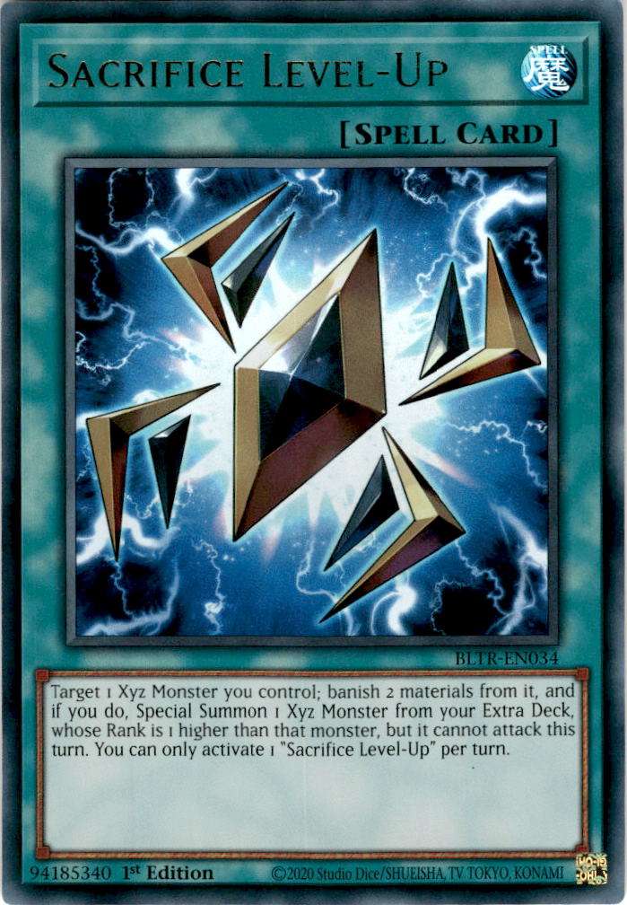 Sacrifice Level-Up - BLTR-EN034 - Ultra Rare 1st Edition