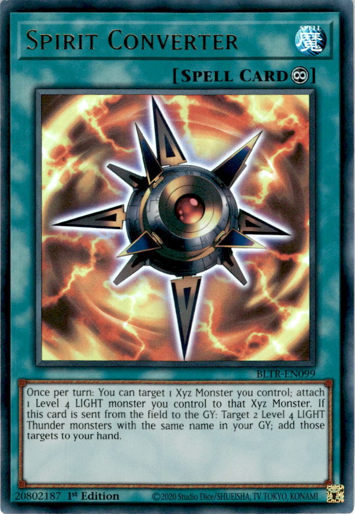 Spirit Converter - BLTR-EN099 - Ultra Rare 1st Edition