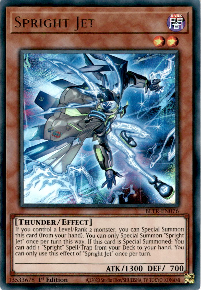 Spright Jet - BLTR-EN076 - Ultra Rare 1st Edition