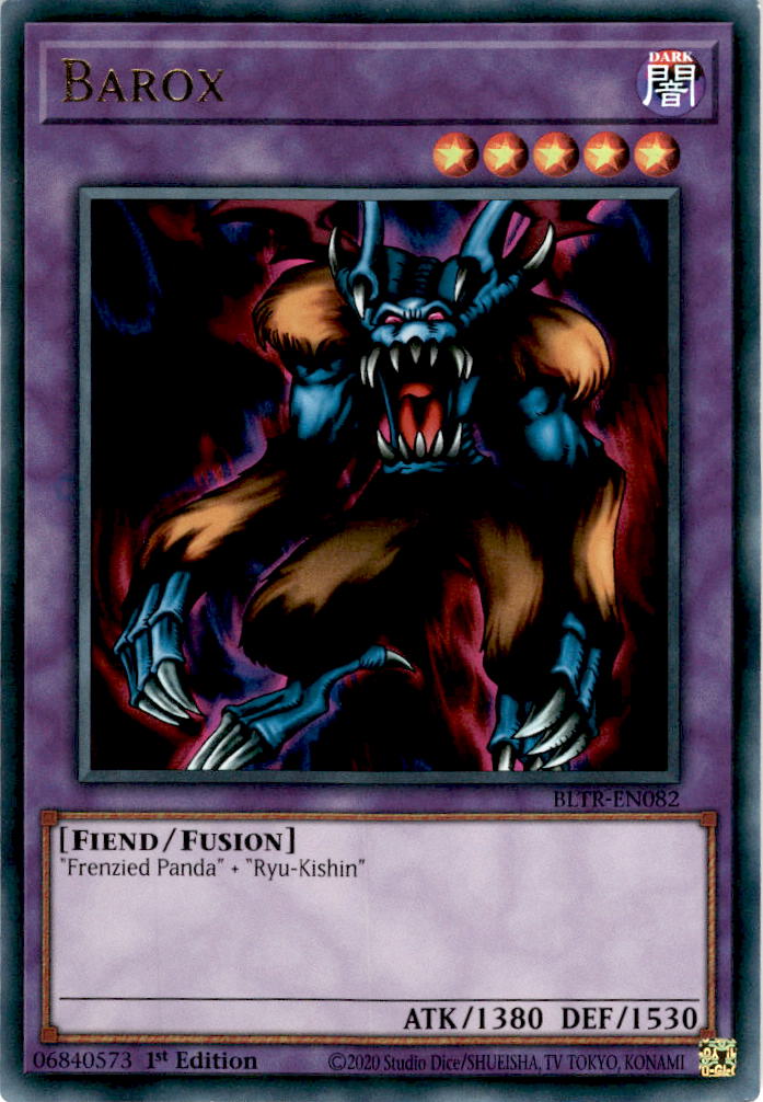 Barox - BLTR-EN082 - Ultra Rare 1st Edition