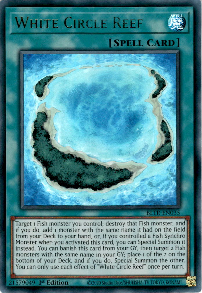White Circle Reef - BLTR-EN035 - Ultra Rare 1st Edition