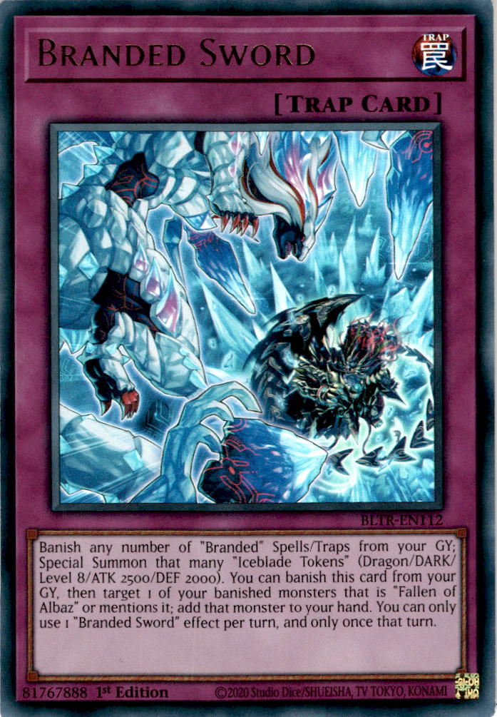 Branded Sword - BLTR-EN112 - Ultra Rare 1st Edition