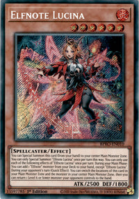 Elfnote Lucina - (BPRO-EN010) - [Secret Rare] 1st Edition