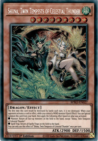 Shiina, Twin Tempests of Celestial Thunder - (BPRO-EN027) - [Secret Rare] 1st Edition
