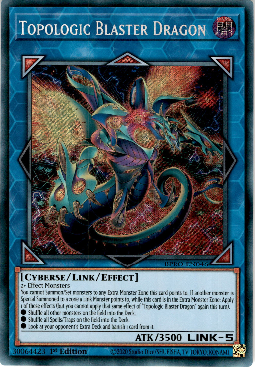 Topologic Blaster Dragon - (BPRO-EN046) - [Secret Rare] 1st Edition