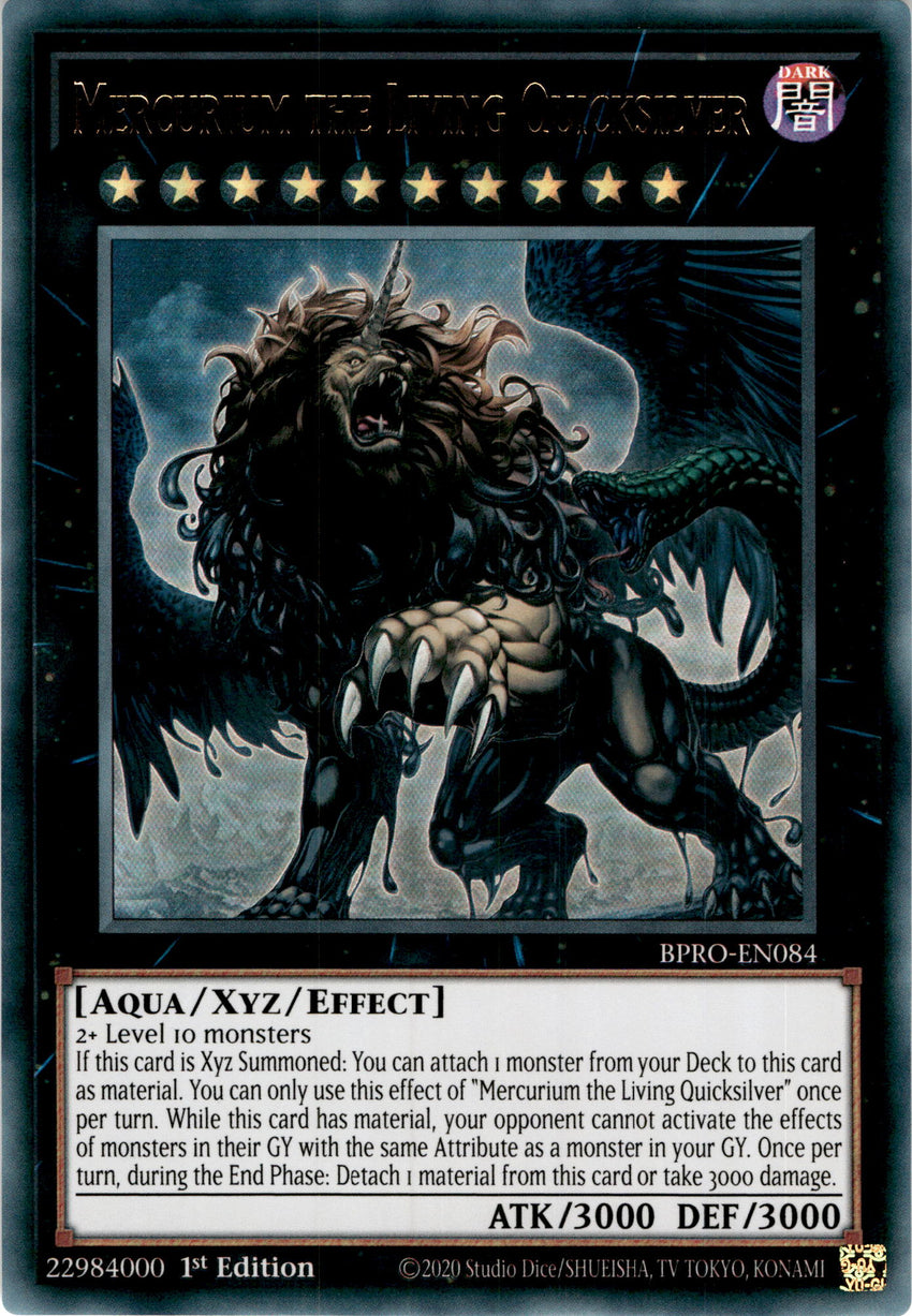 Mercurium the Living Quicksilver - (BPRO-EN084) - [Ultra Rare] 1st Edition