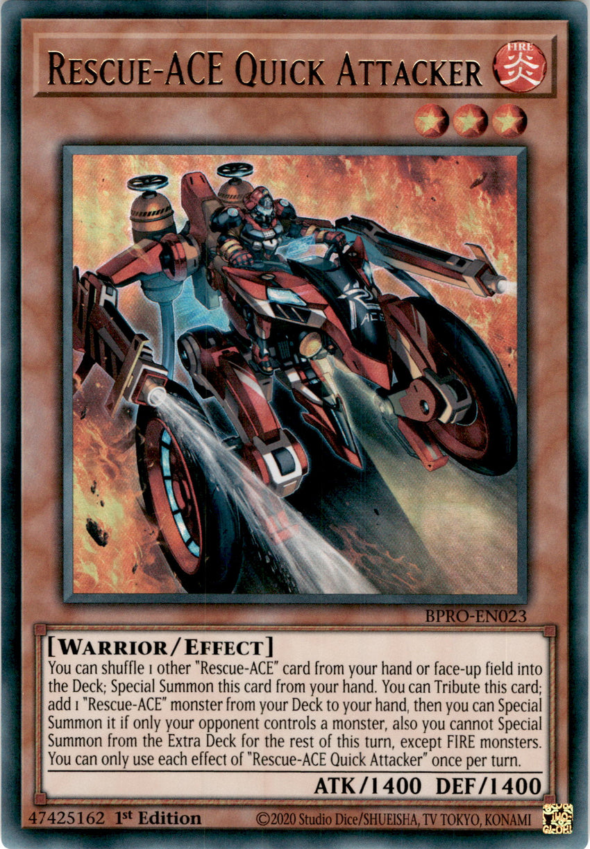 Rescue-ACE Quick Attacker - (BPRO-EN023) - [Ultra Rare] 1st Edition