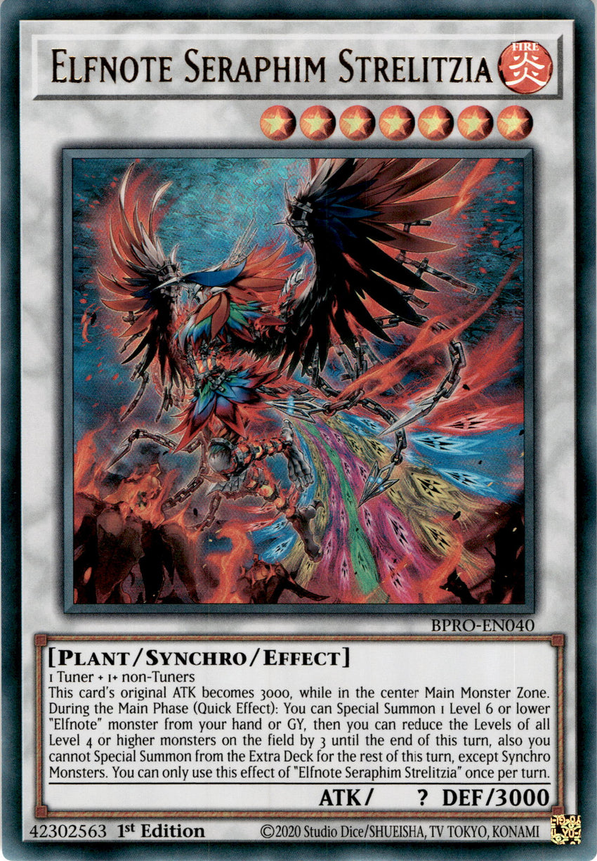 Elfnote Seraphim Strelitzia - (BPRO-EN040) - [Ultra Rare] 1st Edition