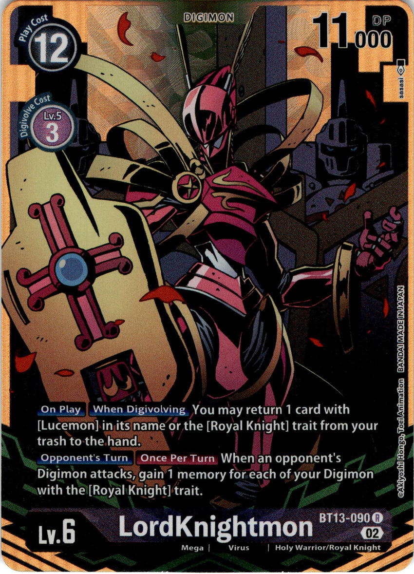 [ALTERNATE ART] Lordknightmon BT13-090 R - BT13 Versus Royal Knights
