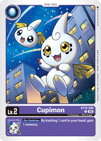 Cupimon BT16-006 - Uncommon BT16 Beginning Observer