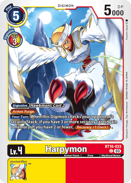 Harpymon BT16-033 - Common BT16 Beginning Observer