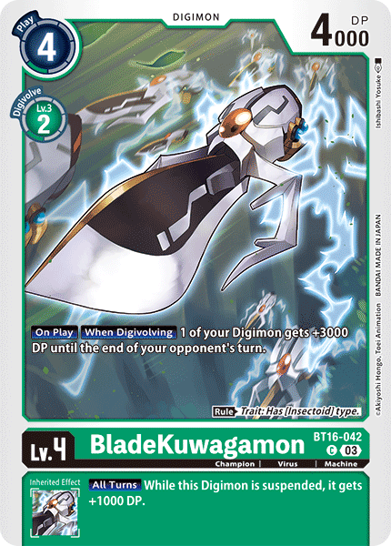 BladeKuwagamon BT16-042 - Common BT16 Beginning Observer