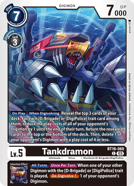 Tankdramon BT16-060 - Common BT16 Beginning Observer
