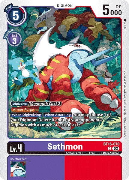 Sethmon BT16-070 - Common BT16 Beginning Observer