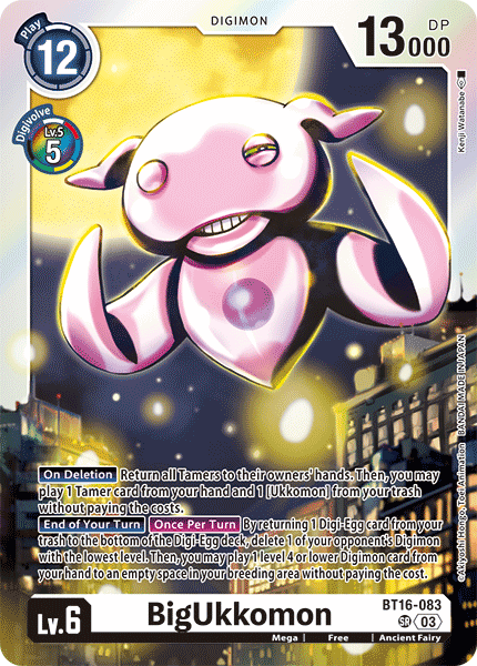 BigUkkomon BT16-083 - Super Rare BT16 Beginning Observer