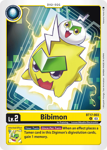 Bibimon BT17-003 - Uncommon BT17 Secret Crisis
