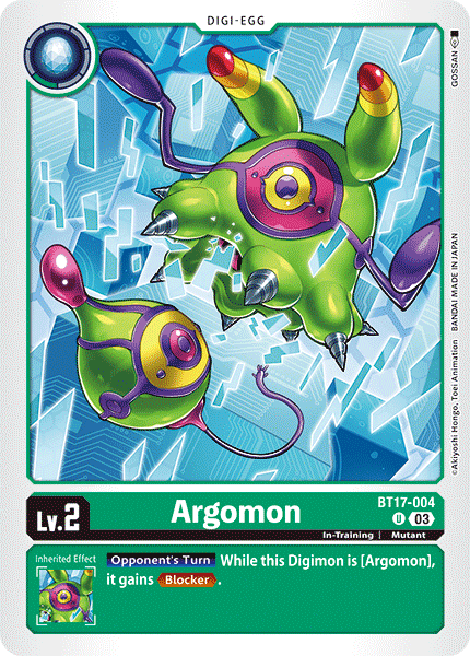Argomon BT17-004 - Uncommon BT17 Secret Crisis