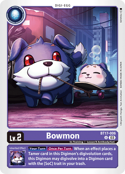 Bowmon BT17-006 - Uncommon BT17 Secret Crisis