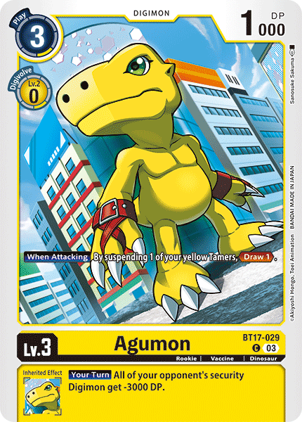 Agumon BT17-029 - Common BT17 Secret Crisis