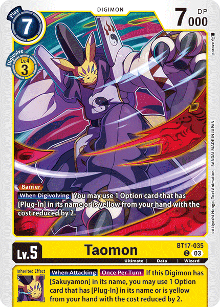 Taomon BT17-035 - Common BT17 Secret Crisis