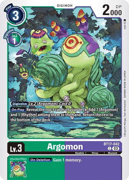 Argomon BT17-042 - Common BT17 Secret Crisis