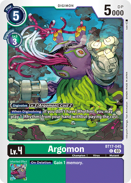 Argomon BT17-045 - Common BT17 Secret Crisis