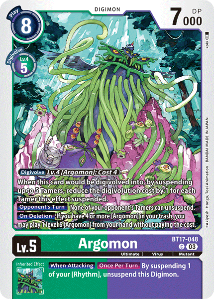 Argomon BT17-048 - Common BT17 Secret Crisis