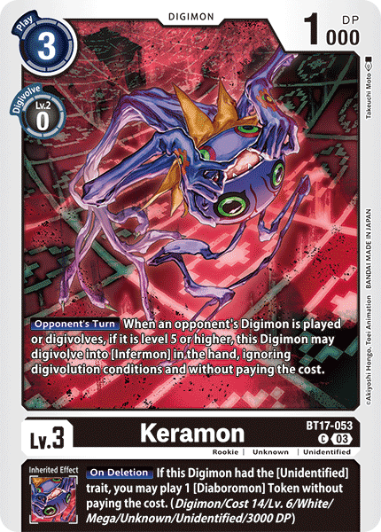 Keramon BT17-053 - Common BT17 Secret Crisis